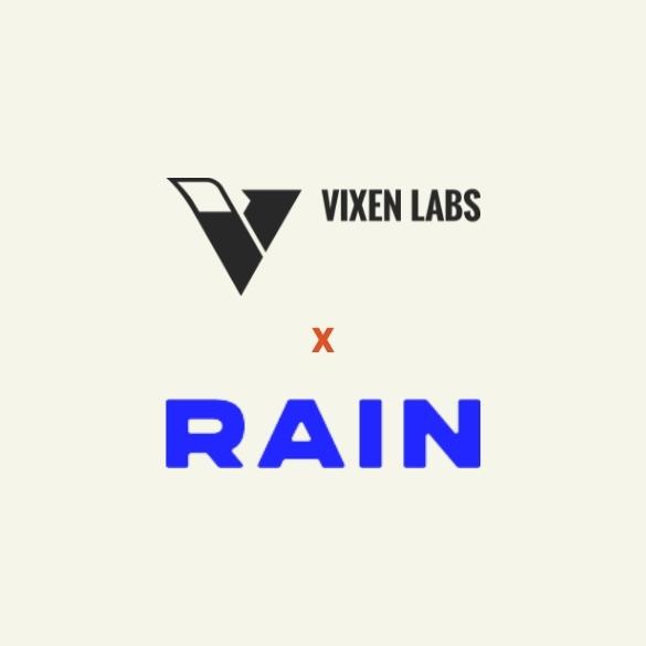 VIXEN LABS & RAIN ANNOUNCE GLOBAL PARTNERSHIP