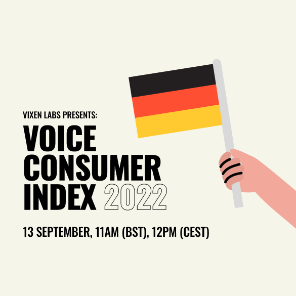 Voice Consumer Index 2022 Webinar about voice stats in Germany